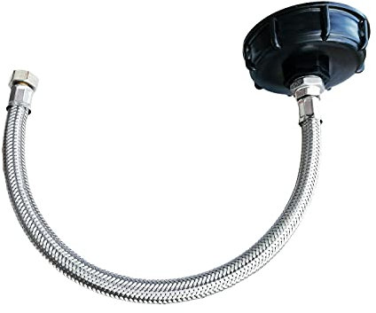 FN-Technik IBC Adaptateur DN 80 avec Tuyau de raccordement pour Bassin de Cheval