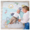 aden + anais Baby-Bonding-Spielmatte, 100% Baumwoll-Musselin Spieldecke mit Spielzeug für die sensorische Entwicklung, Maschine waschbar, ungiftig, PVC-frei, 114x114cm, jungle jam