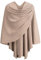 PULI Damen Poncho Schal Cashmere Feeling Strick Cape Cardigan Für Frauen Geschenk Für Mutter
