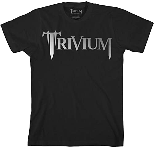 Trivium T Shirt Classic Band Logo Official Unisex Black L