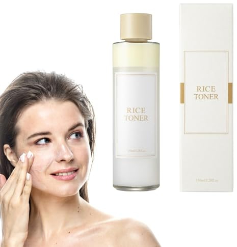 Rice Toner Gesichtswasser,Rice Water Toner Korean,Reis Toner,Rice Toner Koreanisch,Rice Face Moisturizer Rehydrating,Reparieren Sie die Hautbarriere,Feuchtigkeitsspendend,Rice Pure Essential Toner