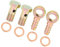 INFINAUTO Lot de 2 rondelles de boulons banjo de 12 mm en métal bronze pour moto au design élégant