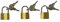 Lot de 3 mini cadenas avec clés, 20 mm en laiton massif, chaque cadenas avec 2 clés, mini cadenas pour bagages, sacs de voyage, sac à dos, sac d'ordinateur