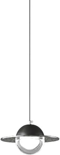 BFFGKGL Lampe suspendue nordique minimaliste en forme de soucoupe volante en cuivre pour salle à manger, lampe suspendue créative en verre sphérique pour îlot de cuisine, lustre de chevet moderne du m