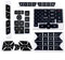 Autocollants de réparation de boutons personnalisés pour Mercedes Benz C E SLK Series en vinyle