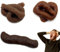 SGERUFZ Faux Caca, 3 Pièces Caca en Plastique Fausse Crotte Merde, Caca Extensible Amis De Merde Farce Et Attrape pour Le Poisson d'Avril d'halloween