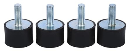 MotorMinds Gummihalterungen Stoßdämpfer, 4 x M8 M6 Gummivibrationshalterung, Halter Gummilager Gummipuffer Anti -Vibration Stummblock Spulen Isolator -Halterungen (VD20*15 M6*18)