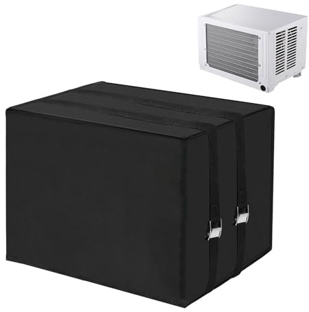 Protection de climatiseur – Protection épaisse et imperméable – Housse de protection pour unité de climatisation – Pour maison, balcon, jardin, hiver, terrasse, cour, appartement, protection