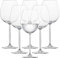 SCHOTT ZWIESEL Rotweinglas Diva (6er-Set), klassische Kristallgläser für Rotwein oder Wasser, spülmaschinenfeste Tritan-Weingläser, Made in Germany (Art.-Nr. 104096)
