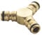 Spear & Jackson BWF8 Triple Male Brass Hose Connector