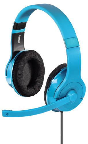 Hama Painless PC-Headset (2X 3,5mm Klinkenstecker) türkis