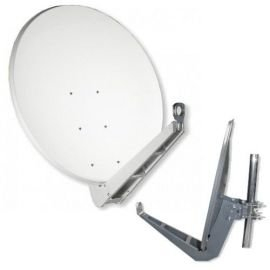 Gibertini OP SE Profi Serie 85 cm Alu lichtgrau Sat Antenne