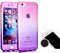 TheTransporter Slim 360 degree Protective Front and Back Full Coverage TPU Silicone Gel Case Cover For Apple iPhone 6 Plus / 6s plus (Pink/Purple)