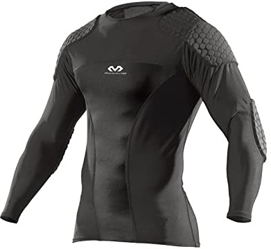 McDavid Unisex-Adult HEX Torwart Shirt Dive Fußball, Schwarz M