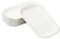 Pappschalen P181 15x23x2cm KU60,eckig, Currywurstschalen, Pommes schalen, Essteller, Imbiss schalen, Imbissplatten Größe 100 Stück