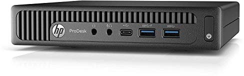 HP ProDesk 600 G2 Mini PC - Ordenador de sobremesa (Intel Core i5-6500T, 8GB de RAM, Disco SSD de 128GB, Windows 10 Pro ES 64) Negro (Reacondicionado)