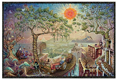 cinnamou Kleines Puzzle - Puzzle 1000 Teile Schöne Landschaft Rätsel für Anfänger Klassische Puzzle Lustiges Spielzeug Anwesend 23x6x6 cm