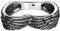 Silvora Damen Ring S925 Silber Finger Engelsflügel Siegelring Stapelbarer Feder Bandring in Silber Ringgröße 52（16.5） für Frauen Mädchen