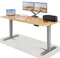 Desktronic HomePro Höhenverstellbarer Schreibtisch 200 × 80 cm – Elektrischer Schreibtisch Mit Zwei Elektrischen Motoren, Touchscreen-Steuerung und Integrierten USB-A- und USB-C-Ladeanschlüssen