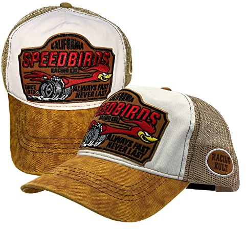 RACING KULT Trucker Cap California Speedbirds mit Stick Unisex