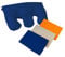 My Neck Jersey Kissenbezug: 100% Baumwolle, Reißverschluss, Blau, 50x70 cm, Maschinenwaschbar, Pillow Cover für das My Neck Kissen - HEFEL