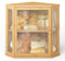 BMOSU Corner Bread Box for Kitchen Countertop Double Layer Bamboo Wooden Bread box Large Capacity Bread Storage Bin(Natural, Extra Large)