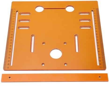 Placa Base de Sierra Circular, Placa Inferior de Máquina Cortadora de Carpintería de 28 X 25 Cm, Soporte de Corte Plano de 90 Grados y Corte Oblicuo de 45 Grados
