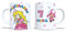 Taza personalizada Princesa Peach Super Mario para regalo con nombre y edad de cumpleaños. Detalle para celebraciones