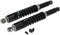 Set: Federbeine, verstellbar, schwarz/schwarz, Länge: ca. 360mm - für Simson