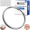 Stabile Spaltringe, Ø 10 mm aussen, 120 Stück, aus gehärtetem Stahl, in Silber-farben, DIY Schlüsselringe Schlüsselanhänger, Schlüssel Organisation, Ringe basteln, Metall O-Ringe Kit, Ösenringe Set