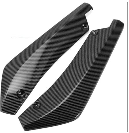HCPAVEXT Heckspoilerlippe Für S&Koda Für Fabia Für Combi Für Octavia RS Für Scout Für KAROQ Für Superb 2 3 4 Auto-Heckstoßstangenlippe Diffusor Splitter Spoiler(Carbon Look)