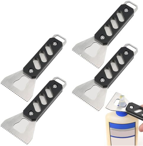 4 Stücke Klebstoffschaber Bodenkleber Spachtel Kleberspachtel Leimauftragsspachtel Zahnspachtel | Zur Anwendung Von Kleber -Epoxidharz -Kitt