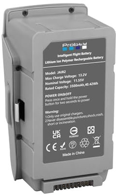 FGJDERYH Accesorios de Repuesto for Drones, compatibles con la batería dji Air 2S/Air 2, batería de Vuelo Inteligente de 3500 mAh con 31 Minutos de autonomía.(1 Pc Battery)