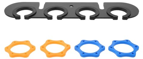 Vaguelly 4hole Microphone Stand Tray Mount Mic Plate for Wired and Wireless Mics Live Streaming Microphone Accessory Black