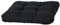 Madison Loungekissen Florance 60x60 cm Basic Black 10 cm dick, flexibel in der Form anpassbar/Sitzkissen
