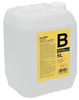 Eurolite Smoke Fluid -B2D- Basic 5 Liter | Nebelfluid für Nebelmaschinen | Mittlere Dichte und Standzeit | Made in Germany | Geruchsneutral auf Wasserbasis | Biologisch abbaubar