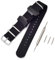 Shieranlee NATO Nylon Strap Armband Kompatibel mit Casio G-Shock GA-110 120 GA-400 GD-100 DW-5600 GLS-8900 Canvas Men Bracelet Band Black Adapters