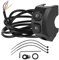 Aramox Nebelscheinwerfer Schalter Griff, Wasserdicht, Drucktaste, EIN-AUS, Schwarz, Fit für R1200GS / R1250GS / F750GS / F850GS