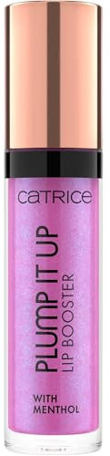 Catrice Plump It Up Lip Booster, Nr. 030, Violett, kühlend, Färbeeffekt, vergrößernd, glänzend, glitzernd, vegan, ohne Alkohol, ohne Parabene, ohne Mikroplastikpartikel, 1er Pack (3.5ml)