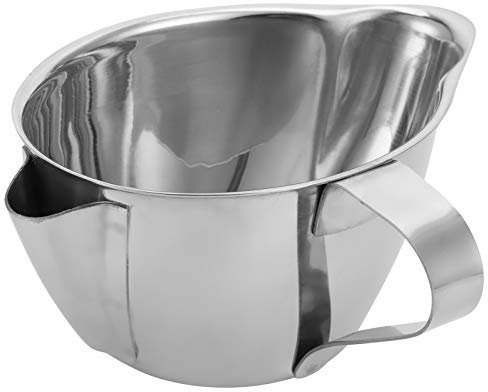 Bol séparateur de graisse d'huile en acier inoxydable, filtre de graisse d'huile, carafe de séparateur de graisse de sauce, avec poignée, accessoire de cuisine durable et facile à nettoyer