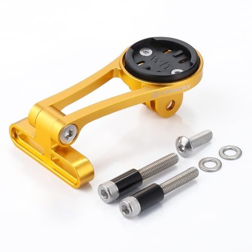 KREMORV Bike Mount Adjustable Out Front Bicycle Computer Mount for Wahoo | Aluminum Out-Front Extended Bike Computer Mount for Wahoo Elemnt Bolt, Roam, Mini
