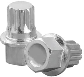 JNNJ 2 Pcs Chiave Antifurto per Dado Ruota Auto, Chiave La Rimozione Del Dado Antifurto Pneumatici, Chiave per Rimozione Dado Ruota Antifurto Auto, Accessori per Pneumatici Auto(17-denti)
