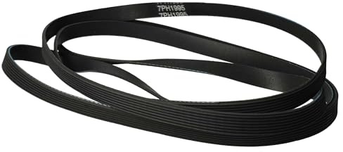 vhbw Keilriemen Ersatz für Hutchinson 9000431719 7PH 1995 für Wäschetrockner - 14,6 cm Schwarz