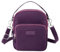 FAVORTALK Nylon Kleine Umhängetasche Damen Leichte - Handtasche Frauen lila Crossbodyr Taschen Schultertasche für Arbeit Alltag Schule Einkaufen Reise Radfahren - B02306