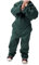 IBEX Unisex Kids Boiler Suit, Dungarees, and Overalls | Halloween Fancy Dress Coverall for Toddlers & Children, Green, 9-10 Years (30)