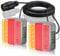 eSynic 2 Pack Professional LED Trailer Lights With 7.5m Cable - 12V Waterproof Rear Light Kit With 7 Pin Plug for Truck (Screw Mount Type)