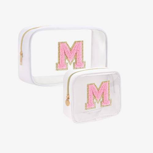 2 Stück Kosmetiktasche wasserdichte Make up Tasche Tragbare Schminktasche für Damen und Mädchen,Schminktasche,Cosmetic Bag (M)