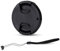 Vordere Objektivdeckelabdeckung + elastische Anti-Verlust-Kappenhalteleine for Sony ZV-E10 II ZV1F ZV-1F A7C A7CII A7C II A6700 mit Sony 16–50 mm Kit-Objektiv oder FE 28–60 mm Kit-Objektiv und weitere