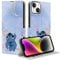 Omyzo Cute Case for iPhone 8 iPhone 7 iPhone SE 2022/2020 Case 4,7,Cartoon Anime Pattern Design Cover With Card Holder Wallet Shockproof Shell PU Leather Flip Slots Kickstand Protective Case,Black