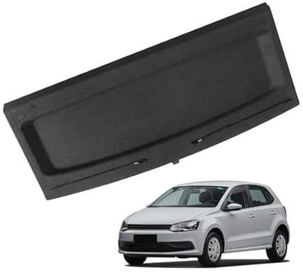 Laderaumabdeckung Für VW Für Polo 2011–2018 Nicht Einziehbare Kofferraumabdeckung Mit Gepäckträger Und Sichtschutz Für Den Innenraum Frachtabdeckungen